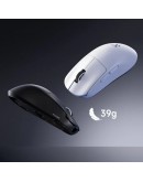 MCHOSE професионална геймърска мишка L7 Pro White - Wireless Gaming Mouse - Dual 8K, Kailh Optical
