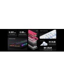 MCHOSE геймърска механична клавиатура Gaming Mechanical Keyboard Mix 87 Ultra Esports - 8K, Mount Tai Magnetic Switch GT [Tactile] (English US), Black