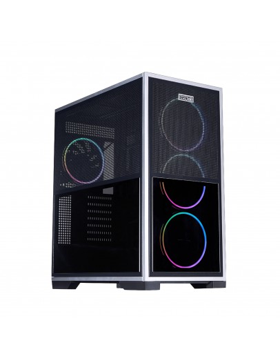 1stPlayer кутия Case EATX - IF8 Black - 4 x 140 mm A-RGB fans included, USB-C