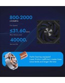 Darkflash Комплект вентилатори Fan Pack 3-in-1 3x120mm - INF34 Black, Daisy-Chain, Addressable RGB