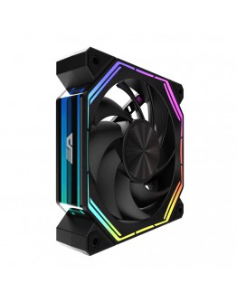 Darkflash Комплект вентилатори Fan Pack 3-in-1 3x120mm - INF34 Black, Daisy-Chain, Addressable RGB