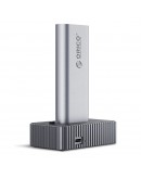 Orico външна кутия за диск/докинг станция Storage - Case/Docking Station - M.2 NVMe/NGFF - IT18C3-GY