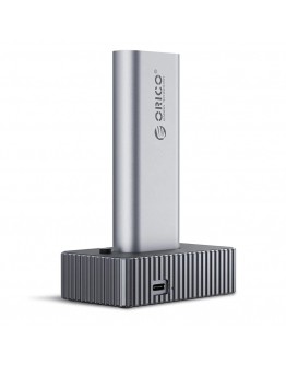 Orico външна кутия за диск/докинг станция Storage - Case/Docking Station - M.2 NVMe/NGFF - IT18C3-GY
