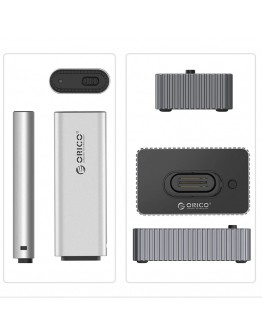 Orico външна кутия за диск/докинг станция Storage - Case/Docking Station - M.2 NVMe/NGFF - IT18C3-GY