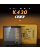Darkflash кутия Case ATX - K430 Black - 6 x 120 mm A-RGB fans included, USB-C