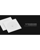 Lamzu професионален геймърски пад за мишка Gaming Mousepad Energon Pro - Japan Poron Base, 500 x 500 mm