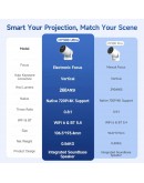 MagCubic преносим мултимедиен проектор Portable Multimedia Projector HY300 Ultra - 4K, Android 11, Wi-Fi 6, Bluetooth 5.4