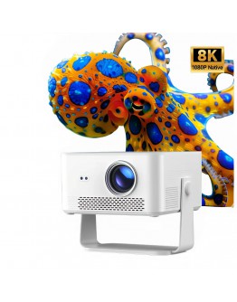 MagCubic преносим мултимедиен проектор Portable Multimedia Projector HY450MAX - 8K, Android 14, Wi-Fi 6, Bluetooth 5.4
