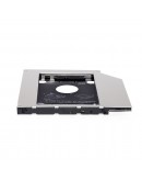 Makki тънко кади за лаптоп Laptop Caddy 9.5mm SATA3 with LED/switch MAKKI-CADDY-95-LS