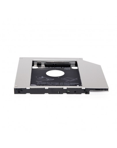 Makki тънко кади за лаптоп Laptop Caddy 9.5mm SATA3 with LED/switch MAKKI-CADDY-95-LS