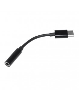 Makki преходник Adapter Type-C M to 3.5mm audio jack 4P F, Black - MAKKI-CBL-C-AUDIO-BK