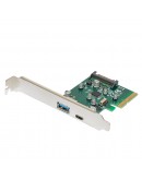 Makki PCI-E card 2 x USB3.1 A+C ports - MAKKI-PCIE-2XUSB31-AC-V1