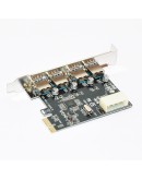 Makki PCI-E card 4 x USB3.0 port - MAKKI-PCIE-4XUSB30-V1