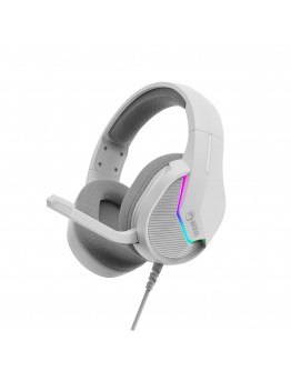 Marvo геймърски слушалки Gaming Headphones H8618 White - 50mm, USB, RGB