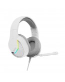 Marvo геймърски слушалки Gaming Headphones H8618 White - 50mm, USB, RGB