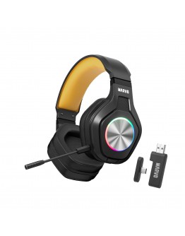 Marvo безжични геймърски слушалки Gaming Headphones Pulz 80W - Bluetooth, 2.4G - MARVO-HG9084W