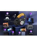 Marvo безжични геймърски слушалки Gaming Headphones Pulz 80W - Bluetooth, 2.4G - MARVO-HG9084W