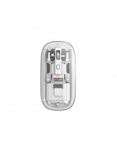 Marvo безжична мишка Wireless Mouse M810W White - 1600dpi, 2.4G, Bluetooth
