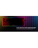 Marvo светеща подложка за мишка Gaming Mousepad MG011- Size XL, RGB, USB hub