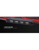 Marvo светеща подложка за мишка Gaming Mousepad MG011- Size XL, RGB, USB hub