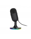 Marvo Геймърски микрофон Gaming USB Microphone - MIC-06 Black - USB, RGB