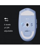 MCHOSE професионална геймърска мишка G3 V2 White - Wireless Gaming Mouse - 1K, Omron Mechanical