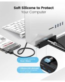 Orico хъб USB 3.0 HUB Clip Type 4 port, Black - MH4PU-BK