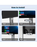 Orico хъб USB 3.0 HUB Clip Type 4 port - aux Micro-USB power input, Aluminum - MH4PU-P-SV