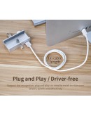 Orico хъб USB 3.0 HUB Clip Type 4 port -  Aluminum - MH4PU-SV