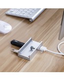 Orico хъб USB 3.0 HUB Clip Type 4 port -  Aluminum - MH4PU-SV