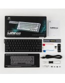 Aula геймърска механична клавиатура Wireless Gaming Mechanical Keyboard MINI 60 HE PRO 8K  - Stormrise Magnetic Switch [Linear] (English US), Black