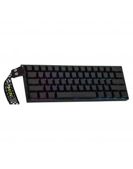 Aula геймърска механична клавиатура Wireless Gaming Mechanical Keyboard MINI 60 HE PRO 8K  - Stormrise Magnetic Switch [Linear] (English US), Black