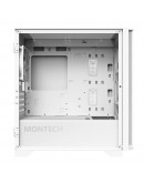 Montech кутия AIR 100 ARGB, Micro ATX Case, TG, 4x120mm ARGB Fans, White