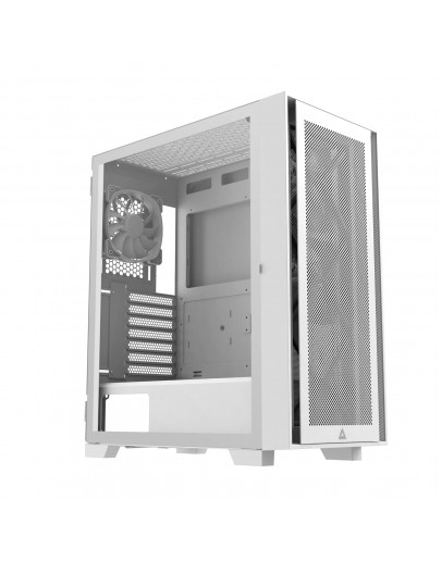 Montech кутия AIR 1000 LITE, Mid-tower Case, TG, 3x120mm Fans, White