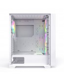 Montech кутия AIR 1000 PREMIUM, Mid-tower Case, TG, 2 Front Panels, 4x120mm ARGB Fans, White