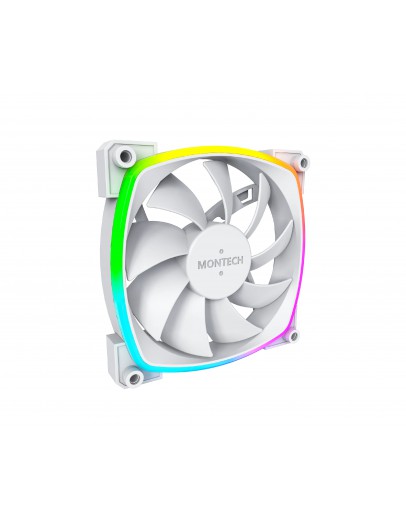 Montech вентилатор AX120 PWM, Fan 120mm, ARGB, White