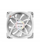 Montech вентилатор AX120 PWM, Fan 120mm, ARGB, White