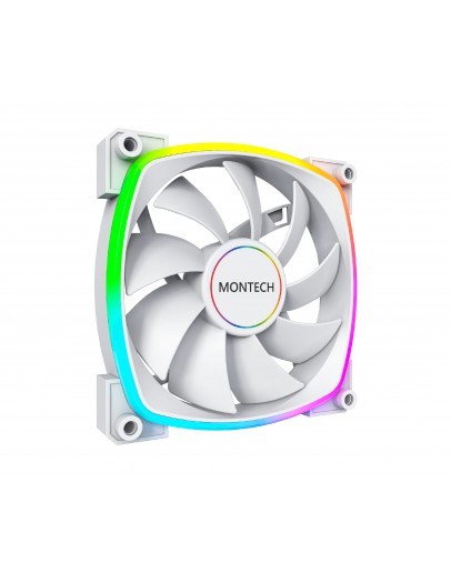 Montech вентилатор AX140 PWM, Fan 140mm, ARGB, White