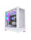 Montech кутия Case ATX - HS01 PRO (W) - 5 x 120 mm ARGB Fans, USB-C, White