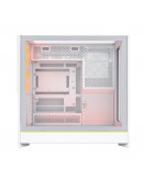 Montech кутия Case ATX - HS01 PRO (W) - 5 x 120 mm ARGB Fans, USB-C, White