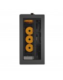Montech кутия Case ATX - HS02 PRO (B) - 5 x 120 mm ARGB Fans, USB-C, Black