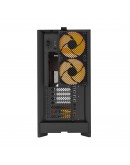 Montech кутия Case ATX - HS02 PRO (B) - 5 x 120 mm ARGB Fans, USB-C, Black
