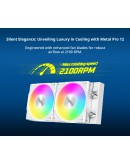 Montech водно охлаждане Hyper Flow ARGB 240, CPU Liquid Cooler, White