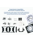 Montech водно охлаждане Hyper Flow ARGB 240, CPU Liquid Cooler, White