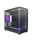 Montech кутия Case mATX - KING 15 PRO (B) - 4 x 120 mm A-RGB, USB-C