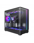 Montech кутия Case mATX - KING 15 PRO (B) - 4 x 120 mm A-RGB, USB-C