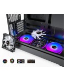 Montech кутия Case mATX - KING 15 PRO (W) - 4 x 120 mm A-RGB, USB-C
