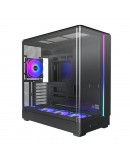 Montech кутия Case ATX - KING 45 PRO (B) - 4 x 120 mm A-RGB, USB-C