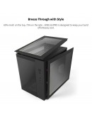 Montech кутия KING 65 Pro, Dual Chamber Mid-tower Case, 3 ARGB Fans, Black