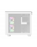 Montech кутия KING 65 Pro, Dual Chamber Mid-tower Case, 3 ARGB Fans, White